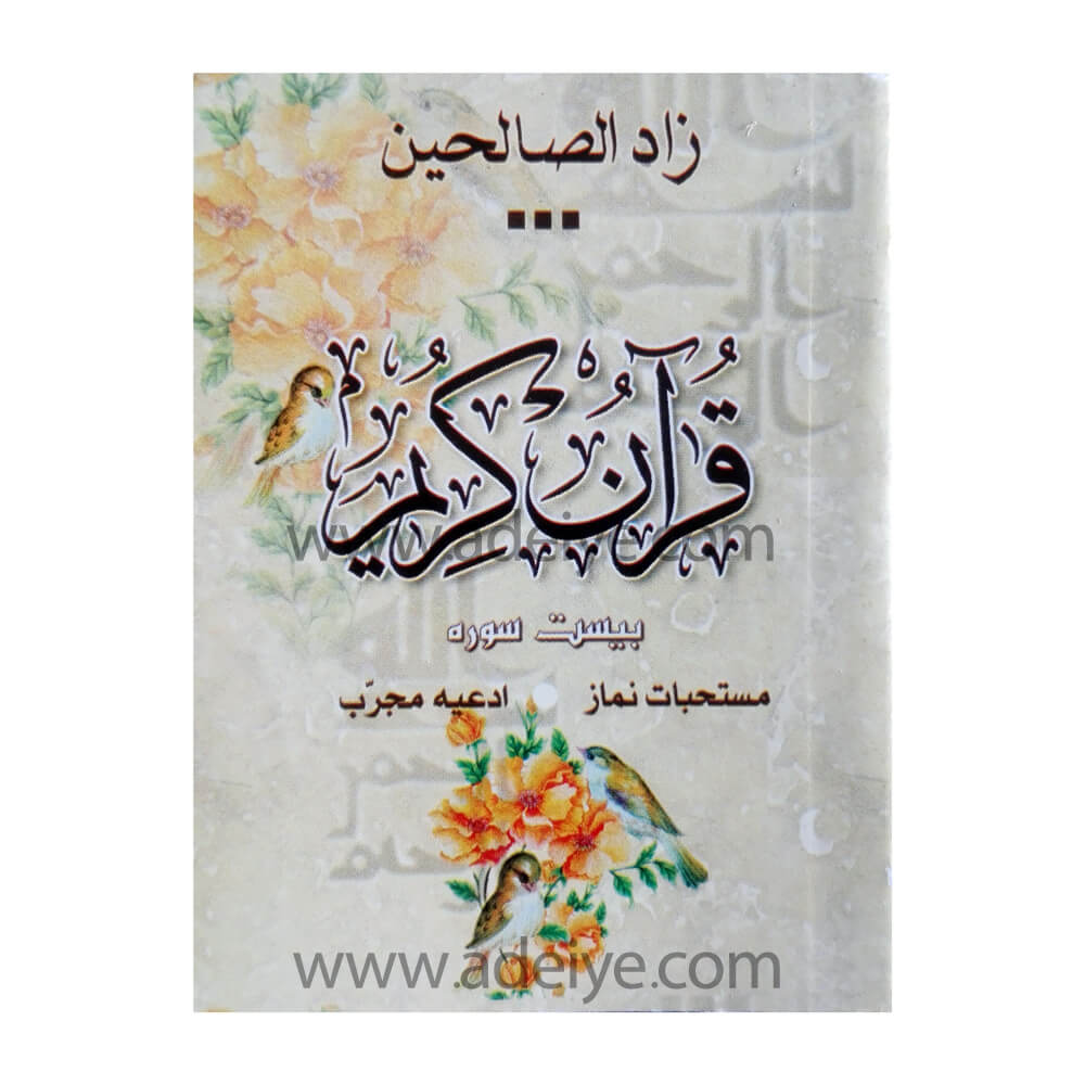 تصویر  کتاب زادالصالحین(بیست سوره از قرآن کریم) قطع (6در8)