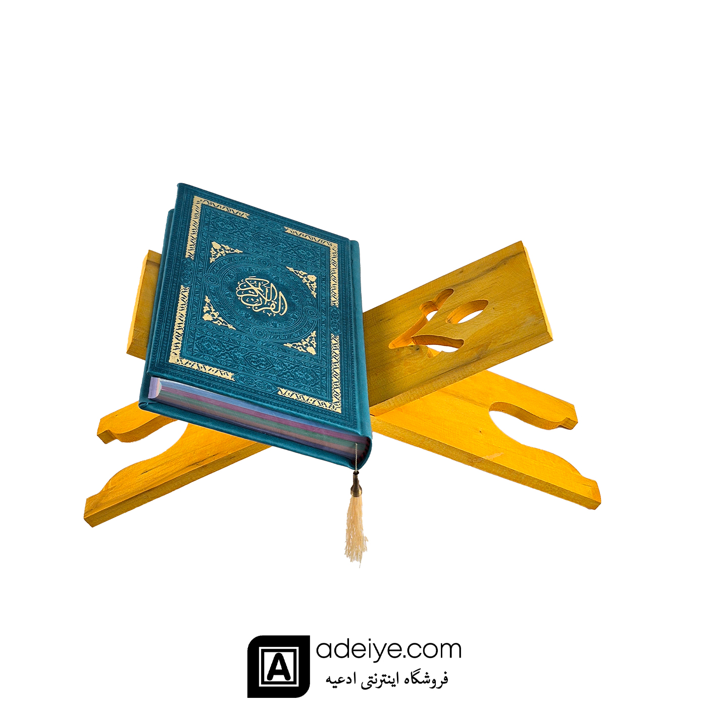 رحل چوبی طرح لاله سایز متوسط