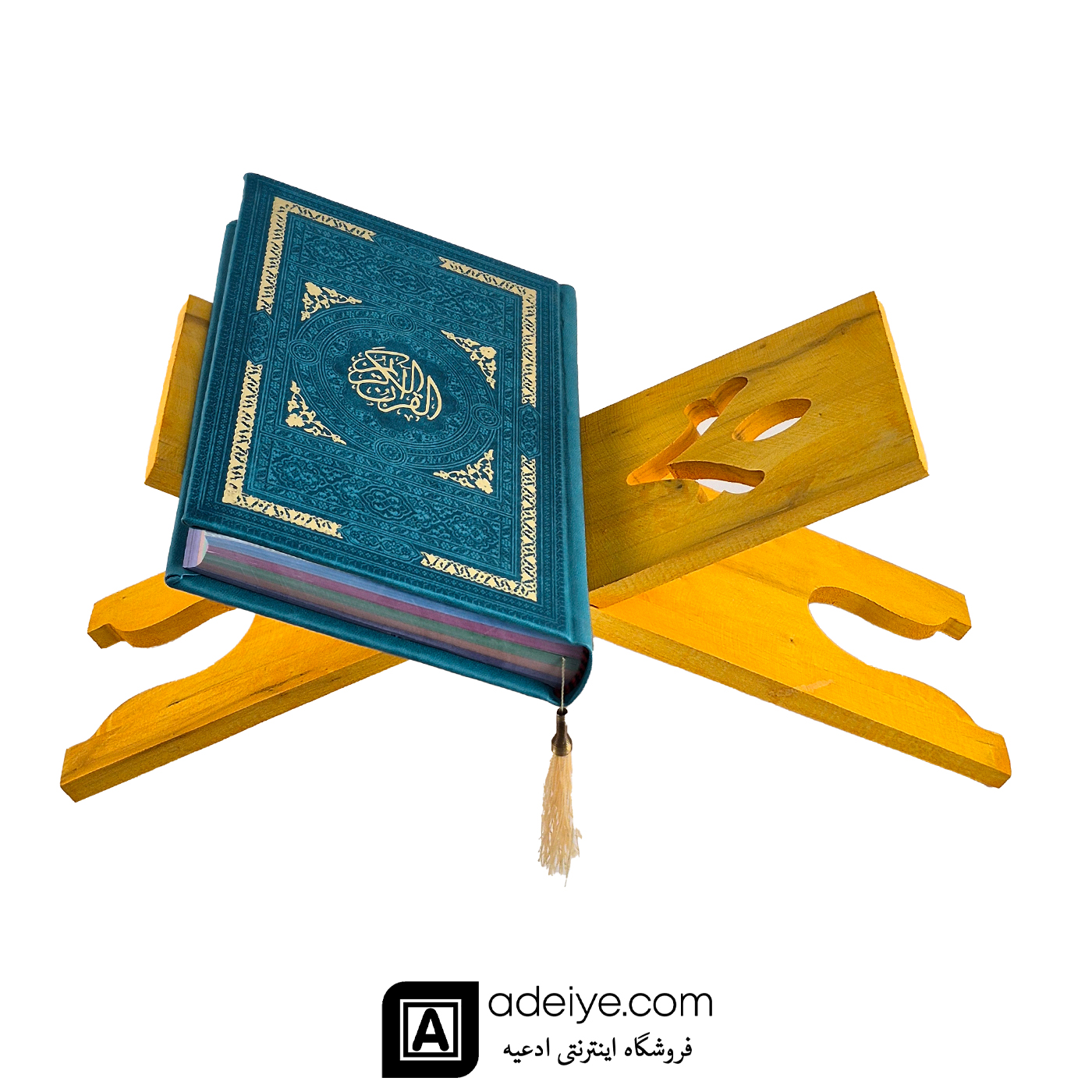 رحل چوبی طرح لاله سایز بزرگ